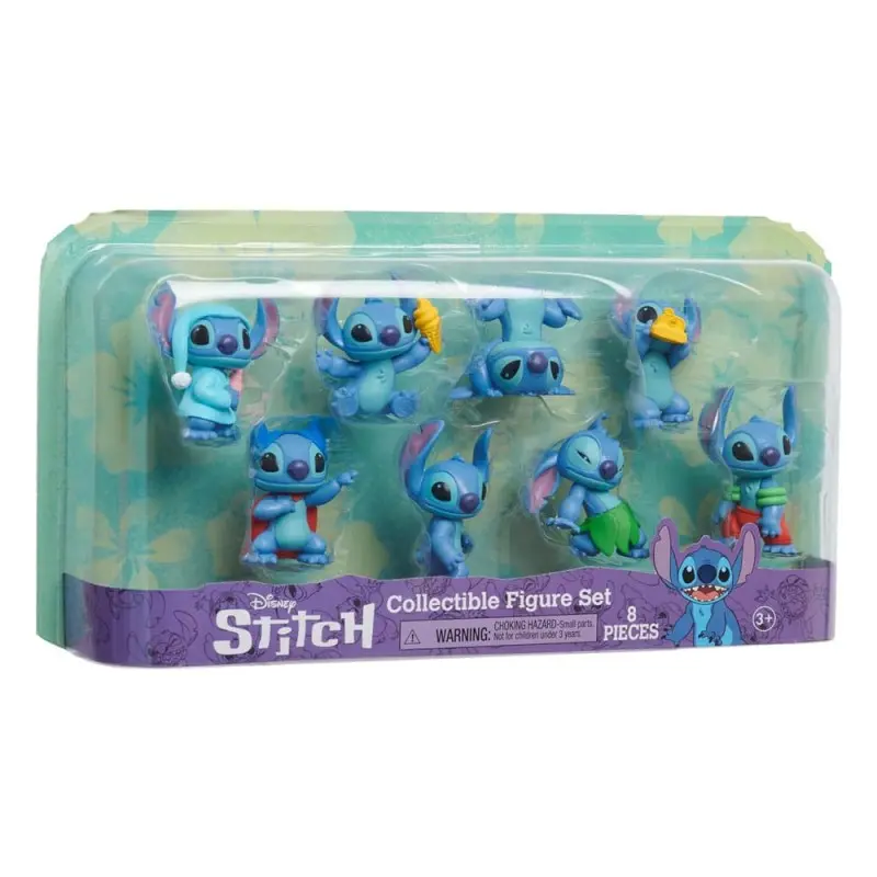 Lilo & Stitch pack 8 figurines Stitch Collectible Figure Set 7 cm | 0886144462542