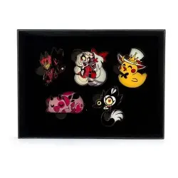 Hazbin Hotel présentoir pin's Set 5 cm (6) | 0810140789259