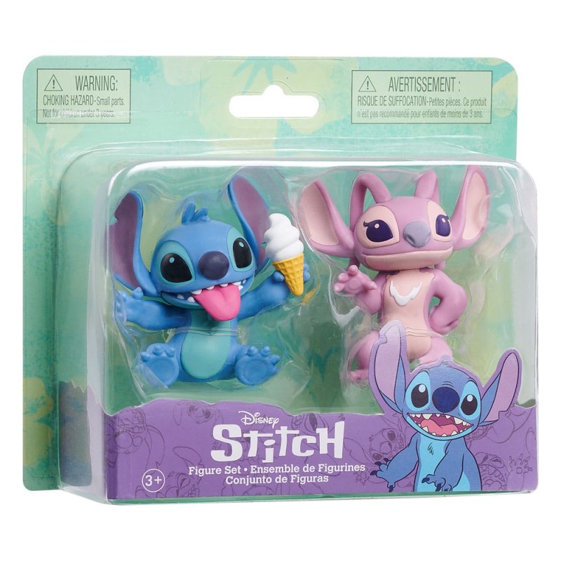 Lilo & Stitch pack 2 figurines Angel & Stitch 7 cm