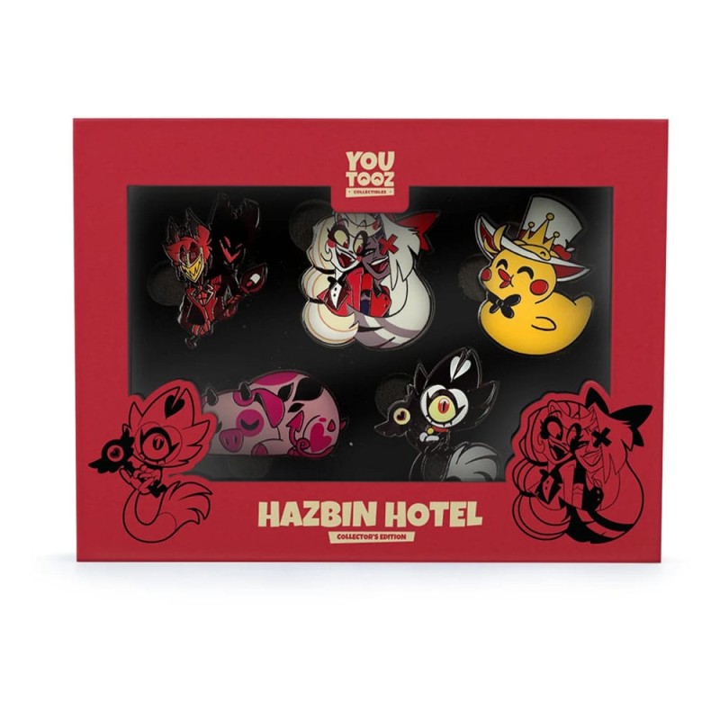Hazbin Hotel présentoir pin's Set 5 cm (6)