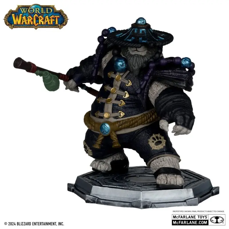 World of Warcraft Pack 2 statuettes PVC 1/12 Dwarf Hunter: Beast Master & Pandaren: Monk (Gold Label) 15 cm | 0787926167078