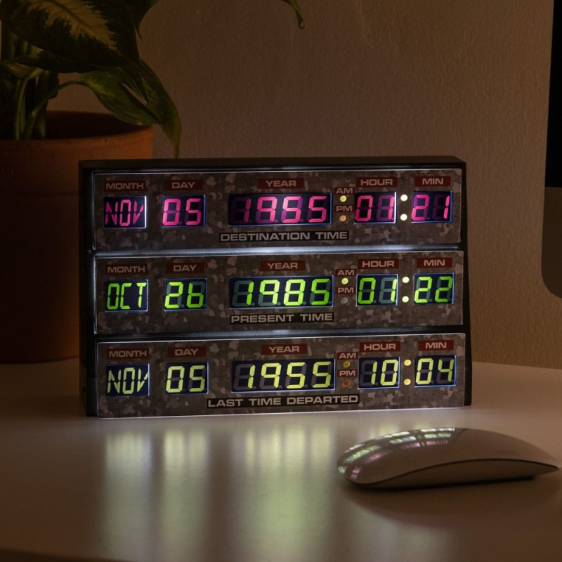Retour vers le futur 3D lampe 