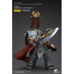 Warhammer The Horus Heresy figurine 1/18 Space Wolves Legion Praetor with Power Axe and Combat Shield 12 cm