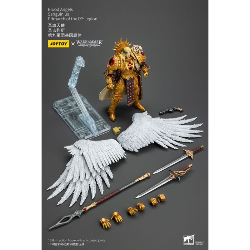 Warhammer The Horus Heresy figurine 1/18 Blood Angels Sanguinius Primarch of the IXth Legion 19 cm   