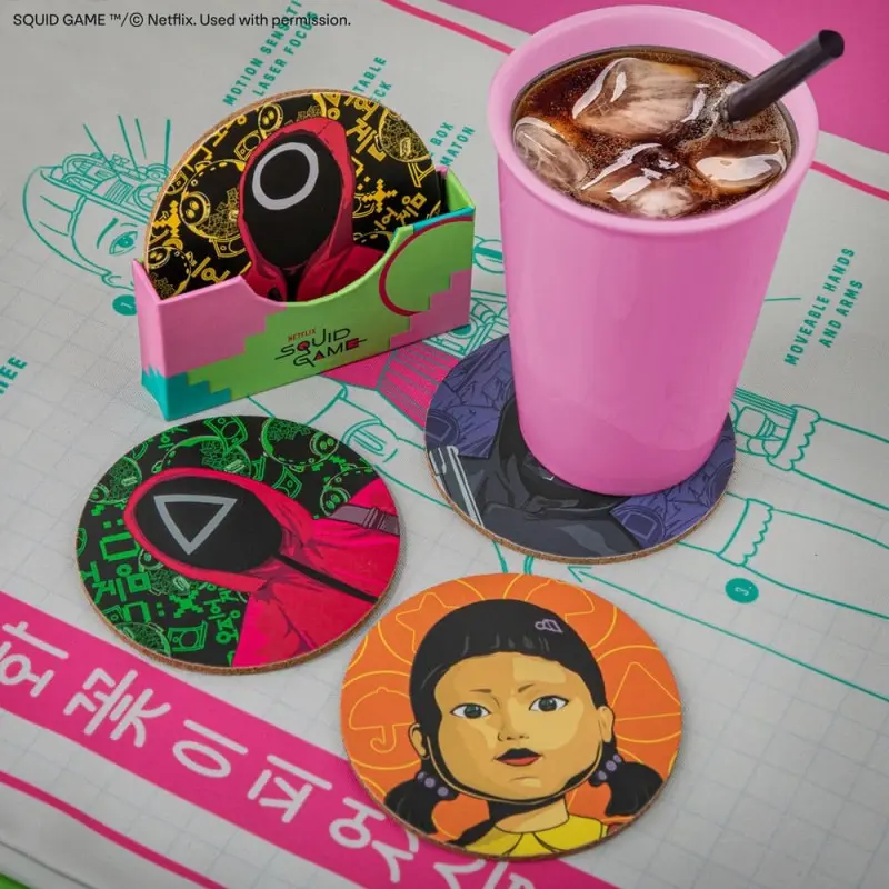 Squid Game pack 4 sous-verres | 4895205619845