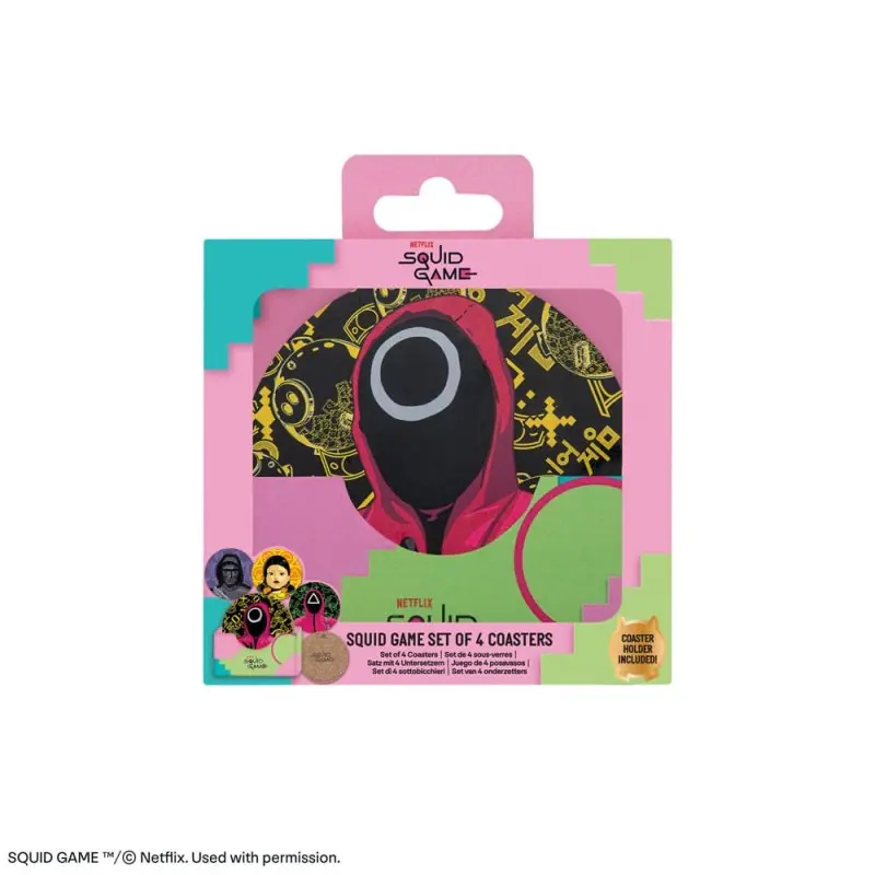 Squid Game pack 4 sous-verres | 4895205619845