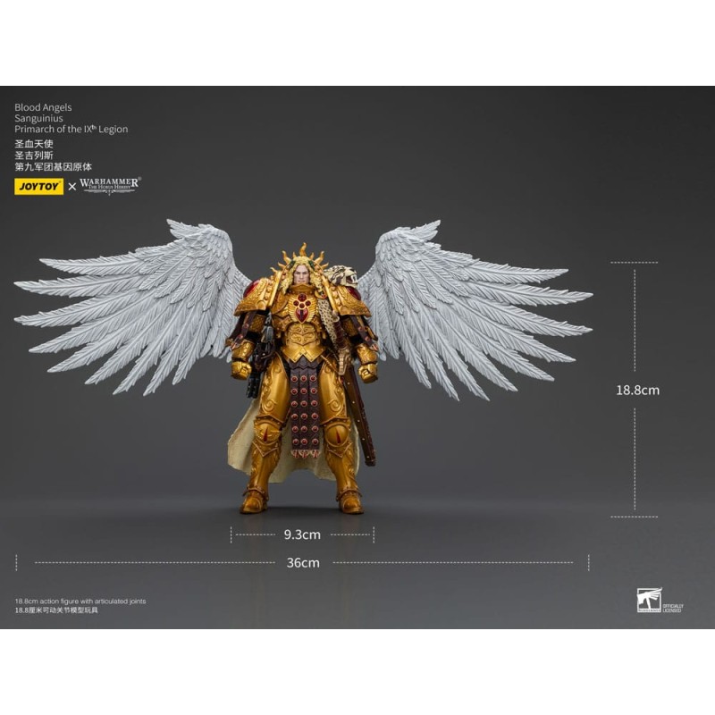 Warhammer The Horus Heresy figurine 1/18 Blood Angels Sanguinius Primarch of the IXth Legion 19 cm   