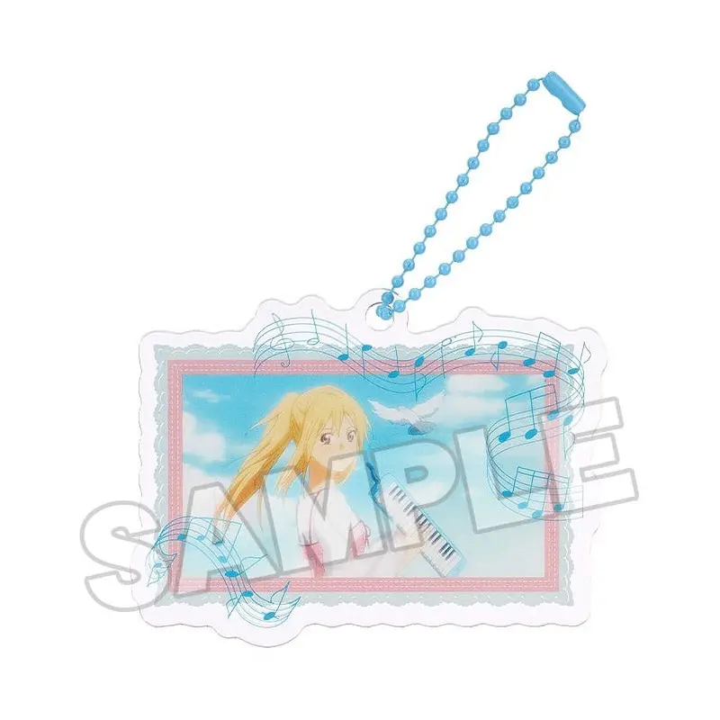 Your Lie in April Acrylic porte-clés Anime Scene D 8 cm | 4580590190894