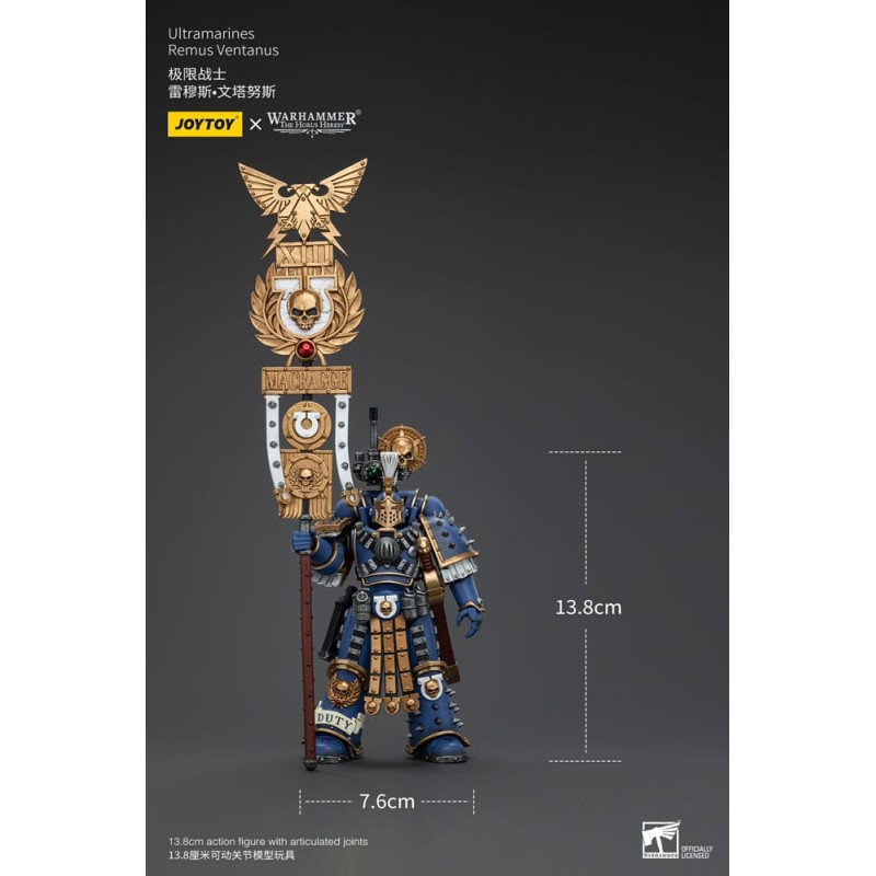 Warhammer The Horus Heresy figurine 1/18 Ultramarines Remus Ventanus 14 cm  