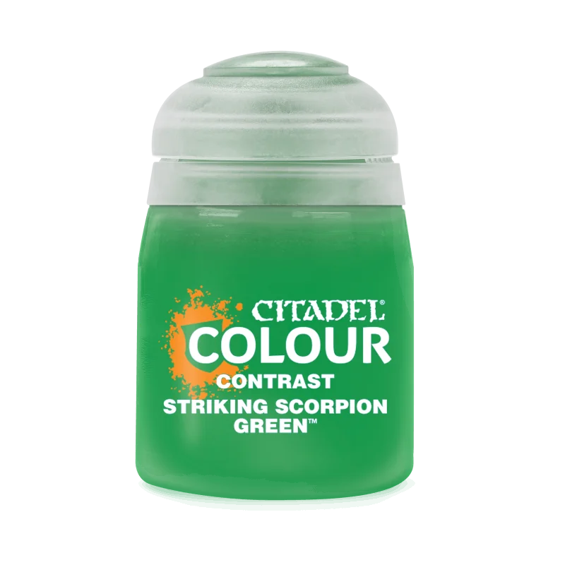 Product: Contrast: Striking Scorpion Green 18 ML

Brand: Games Workshop / Citadel