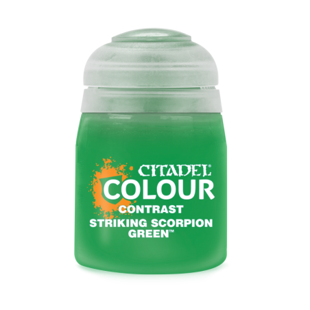 produit : Contrast : Striking Scorpion Green 18 MLmarque : Games Workshop / Citadel produit : Contrast : Striking Scorpion Green 18 MLmarque : Games Workshop / Citadel