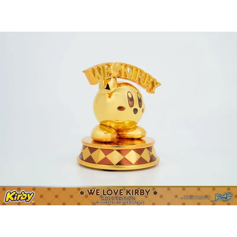 Kirby statuette DieCast We Love Kirby Gold Edition 10 cm | 5060316624388