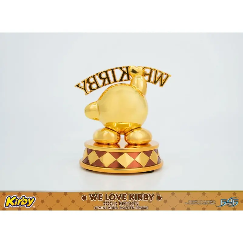 Kirby statuette DieCast We Love Kirby Gold Edition 10 cm | 5060316624388