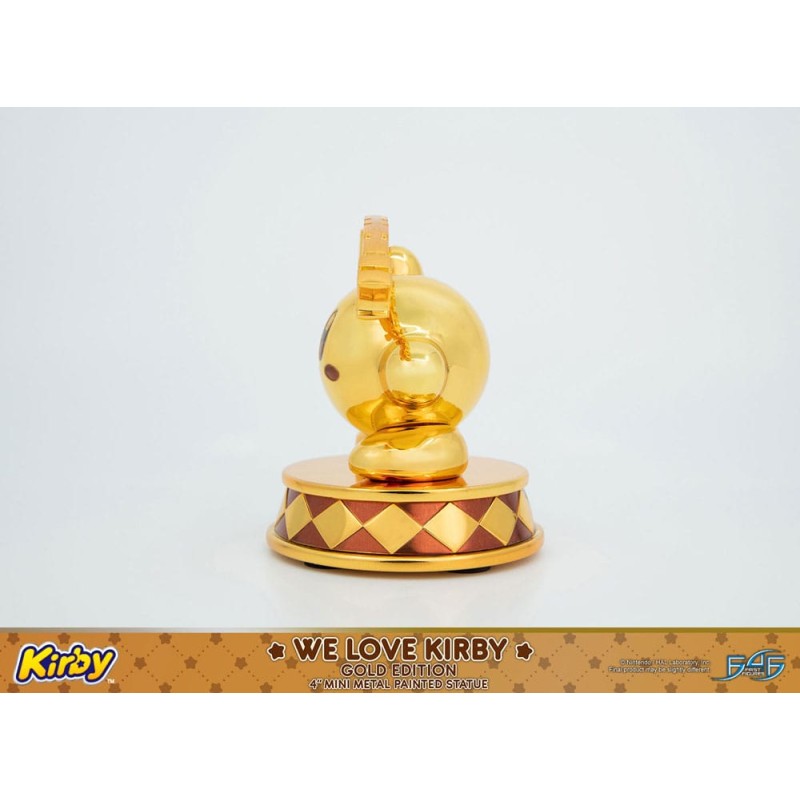 Kirby statuette DieCast We Love Kirby Gold Edition 10 cm