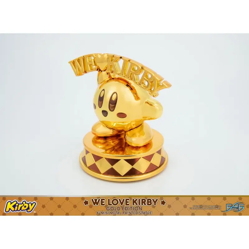 Kirby statuette DieCast We Love Kirby Gold Edition 10 cm | 5060316624388