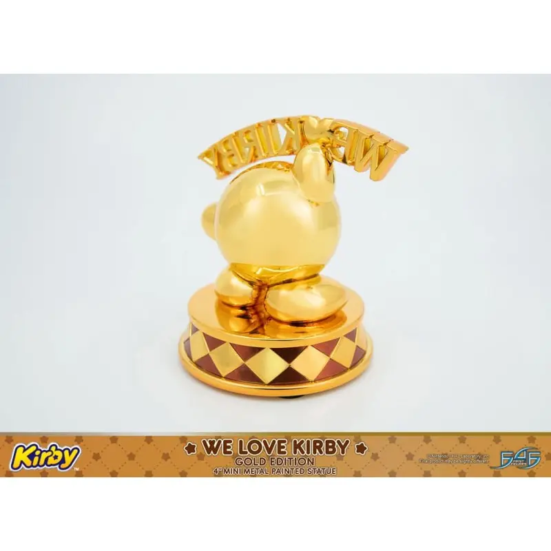 Kirby statuette DieCast We Love Kirby Gold Edition 10 cm | 5060316624388