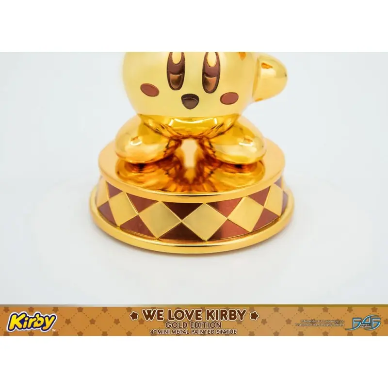 Kirby statuette DieCast We Love Kirby Gold Edition 10 cm | 5060316624388