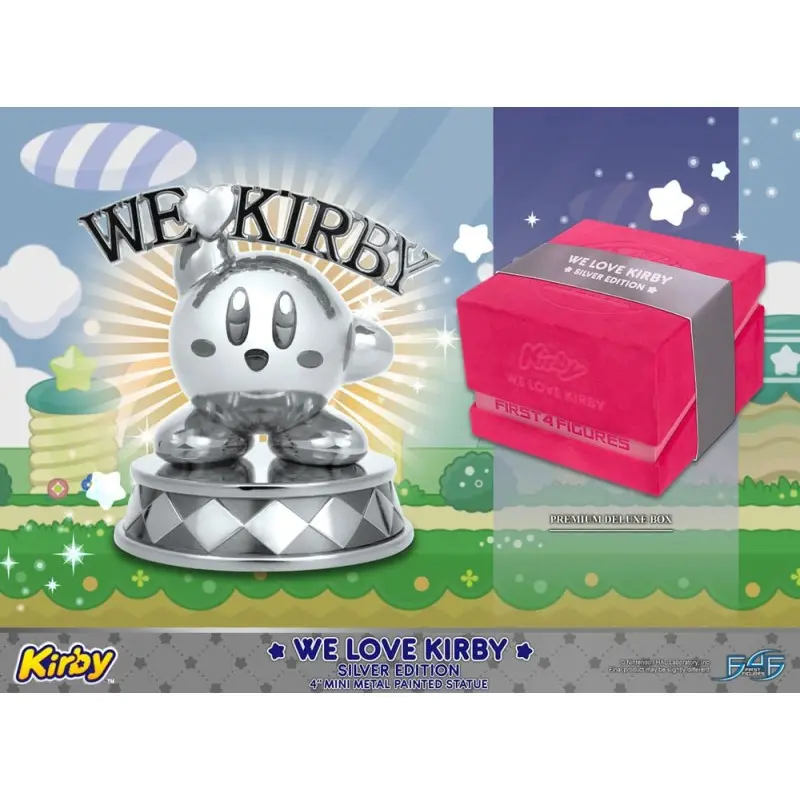 Kirby statuette DieCast We Love Kirby Silver Edition 10 cm | 5060316624371