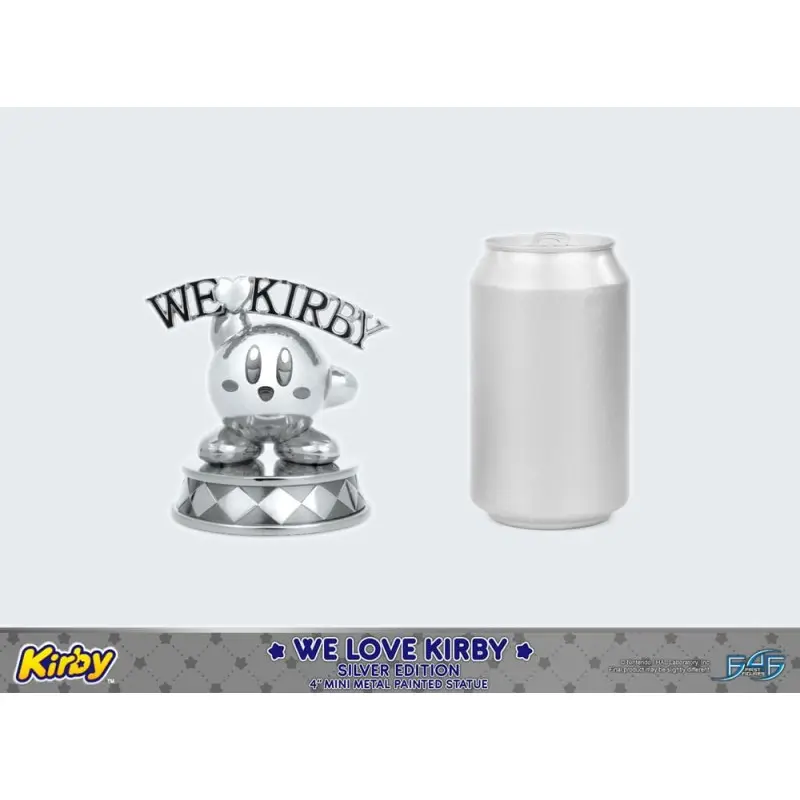 Kirby statuette DieCast We Love Kirby Silver Edition 10 cm | 5060316624371