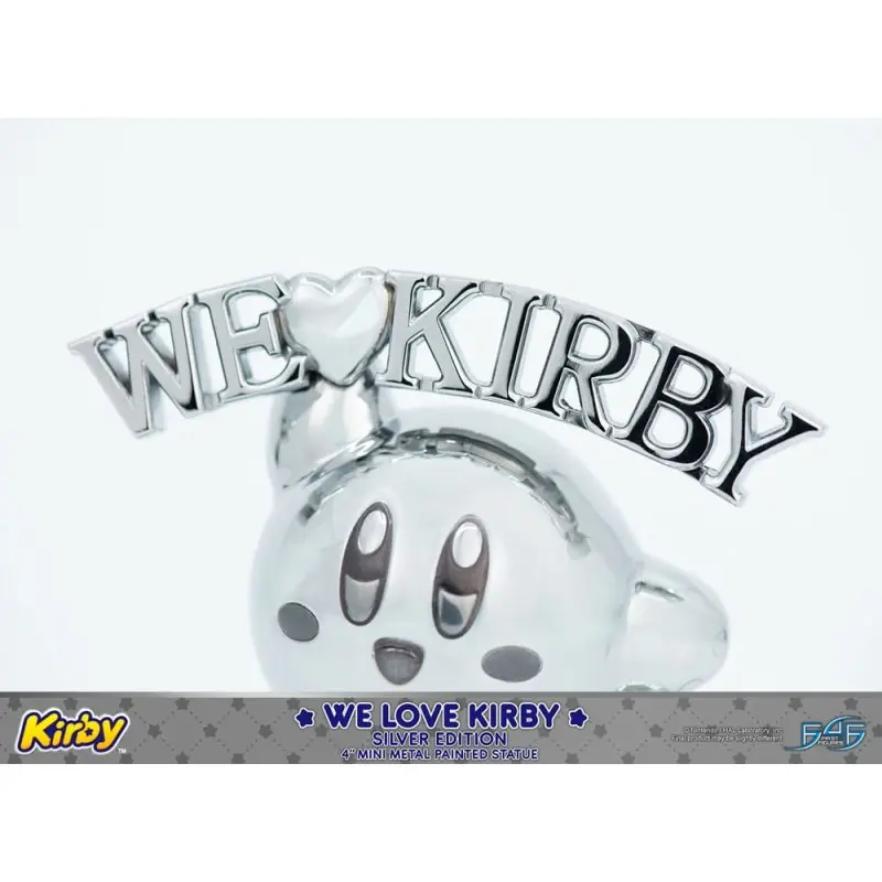 Kirby statuette DieCast We Love Kirby Silver Edition 10 cm | 5060316624371