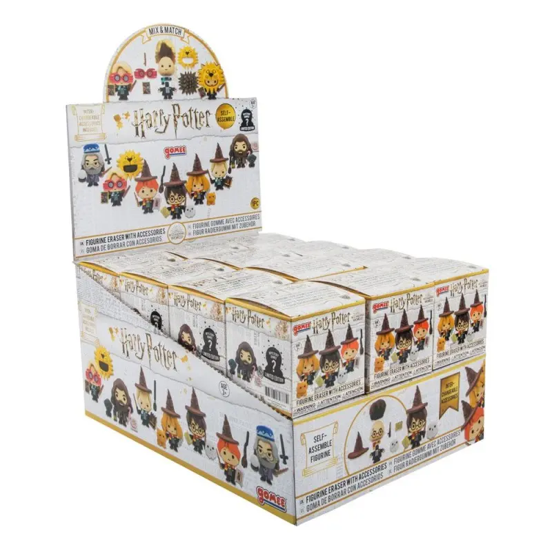 Harry Potter présentoir figurines / gommes Gomee (24) | 4895205603424