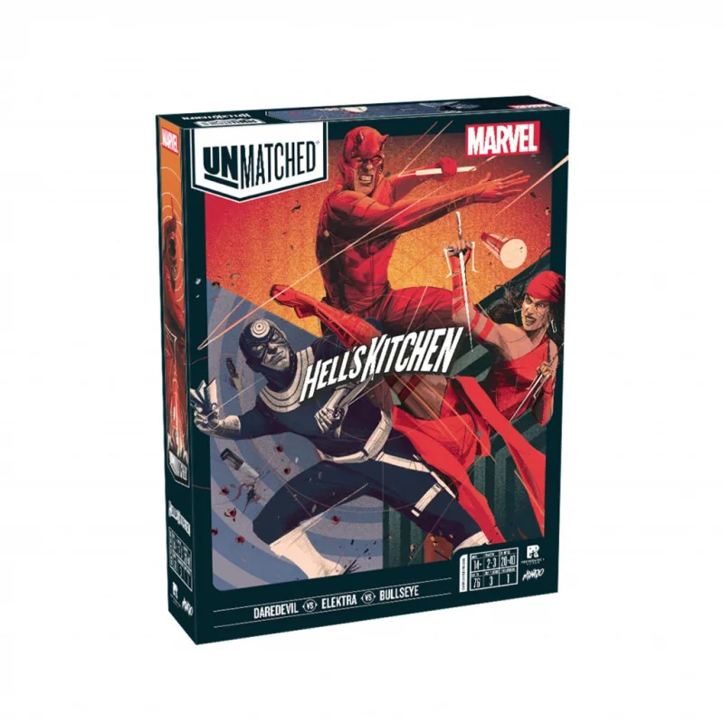 jeu : Unmatched : Marvel Hell’s Kitchen ENG éditeur : Restoration Games version anglaise