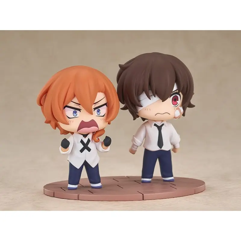 Bungo Stray Dogs Wan! figurines Chibi Osamu Dazai & Chuya Nakahara: Fourteen-Year-Old Ver. 8 cm    | 4580590191938