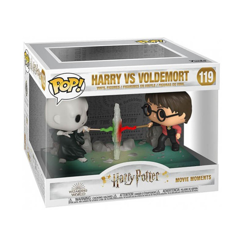 licence : Harry Potter produit : Figurine Funko POP! Movie Moment Vinyl Harry VS Voldemort 9 cm marque : Funko