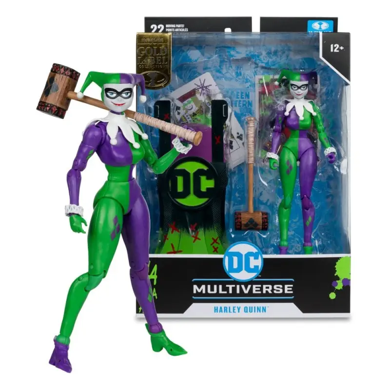 DC Multiverse figurine Harley Quinn (DC Classic) Jokerized (Gold Label) 18 cm | 0787926172379