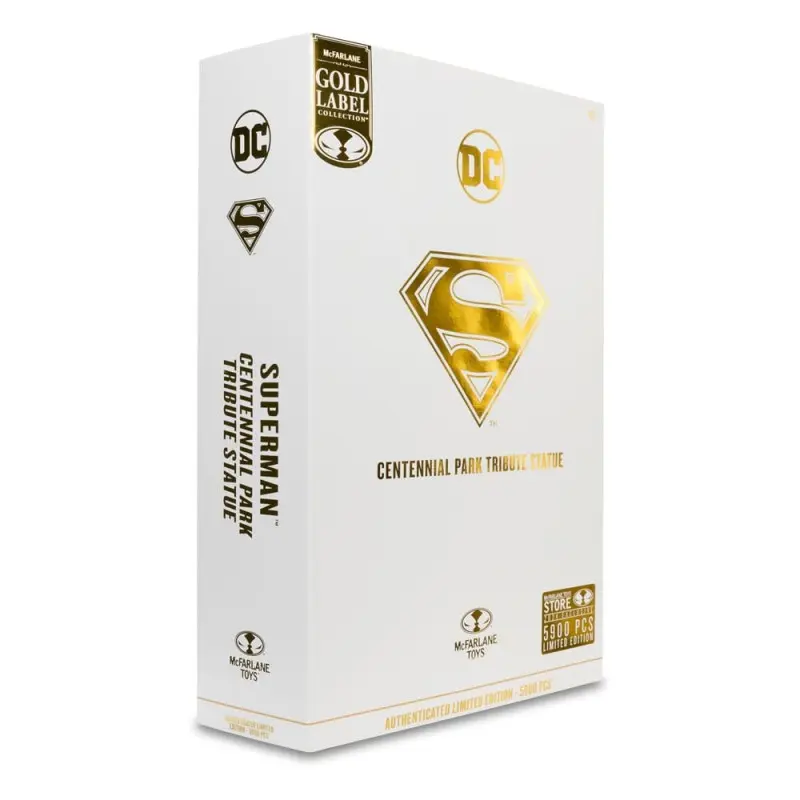 DC Multiverse figurine Superman (Centennial Park Tribute Statue) Gold Label 18 cm | 0787926172898