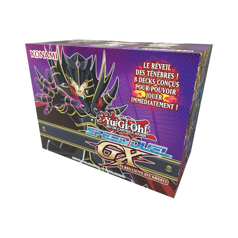 jcc/tcg : YU-GI-OH!
produit : Coffret Speed Duel GX Duelists of Shadows FR
éditeur : Konami