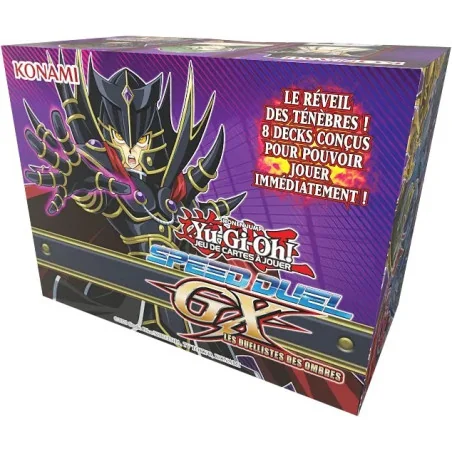 jcc/tcg : YU-GI-OH!
produit : Coffret Speed Duel GX Duelists of Shadows FR
éditeur : Konami