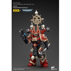 Warhammer 40k figurine 1/18 World Eaters Khorne Berzerker with Berzerker lcon 13 cm         | 6927054400546