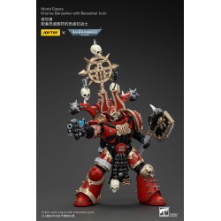 Warhammer 40k figurine 1/18 World Eaters Khorne Berzerker with Berzerker lcon 13 cm         | 6927054400546