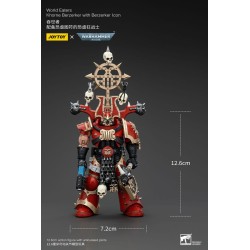 Warhammer 40k figurine 1/18 World Eaters Khorne Berzerker with Berzerker lcon 13 cm         | 6927054400546