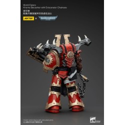 Warhammer 40k figurine 1/18 World Eaters Khorne Berzerker with Eviscerator Chainaxe 13 cm           | 6927054400553