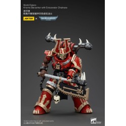 Warhammer 40k figurine 1/18 World Eaters Khorne Berzerker with Eviscerator Chainaxe 13 cm           | 6927054400553