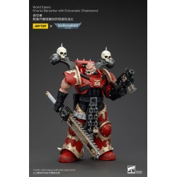 Warhammer 40k figurine 1/18 World Eaters Khorne Berzerker with Eviscerator Chainsword 13 cm          