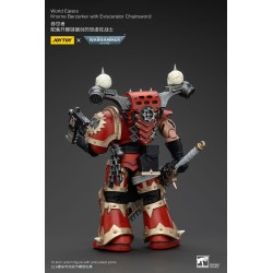 Warhammer 40k figurine 1/18 World Eaters Khorne Berzerker with Eviscerator Chainsword 13 cm          