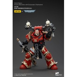 Warhammer 40k figurine 1/18 World Eaters Khorne Berzerker with Eviscerator Chainsword 13 cm          