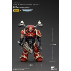 Warhammer 40k figurine 1/18 World Eaters Khorne Berzerker with Eviscerator Chainsword 13 cm          