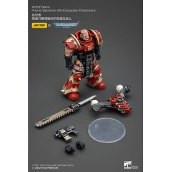 Warhammer 40k figurine 1/18 World Eaters Khorne Berzerker with Eviscerator Chainsword 13 cm          