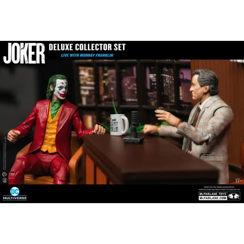 Joker DC Multiverse (Joker Movie) figurine Deluxe Colllector The Joker (Live with Murray Franklin) Limited Edition 18 cm | 0787926173338