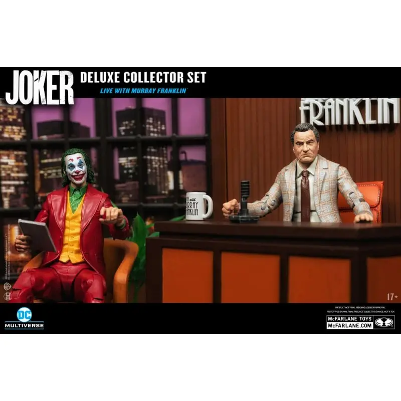 Joker DC Multiverse (Joker Movie) figurine Deluxe Colllector The Joker (Live with Murray Franklin) Limited Edition 18 cm | 0787926173338