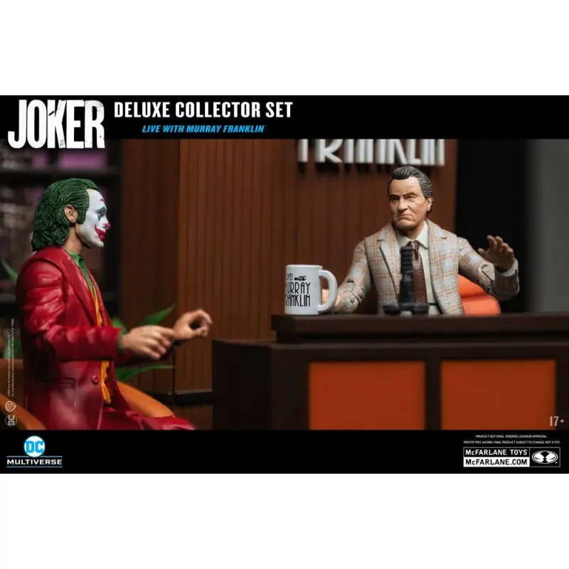 Joker DC Multiverse (Joker Movie) figurine Deluxe Colllector The Joker (Live with Murray Franklin) Limited Edition 18 cm | 0787926173338