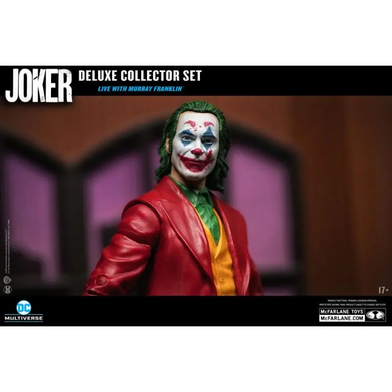 Joker DC Multiverse (Joker Movie) figurine Deluxe Colllector The Joker (Live with Murray Franklin) Limited Edition 18 cm | 0787926173338