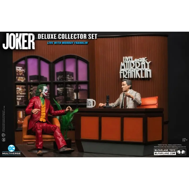 Joker DC Multiverse (Joker Movie) figurine Deluxe Colllector The Joker (Live with Murray Franklin) Limited Edition 18 cm | 0787926173338