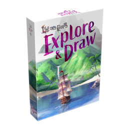jeu : L'Île des Chats - Explore & Draw éditeur : Lucky Duck Games version française