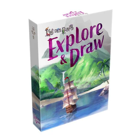 jeu : L'Île des Chats - Explore & Draw
éditeur : Lucky Duck Games
version française