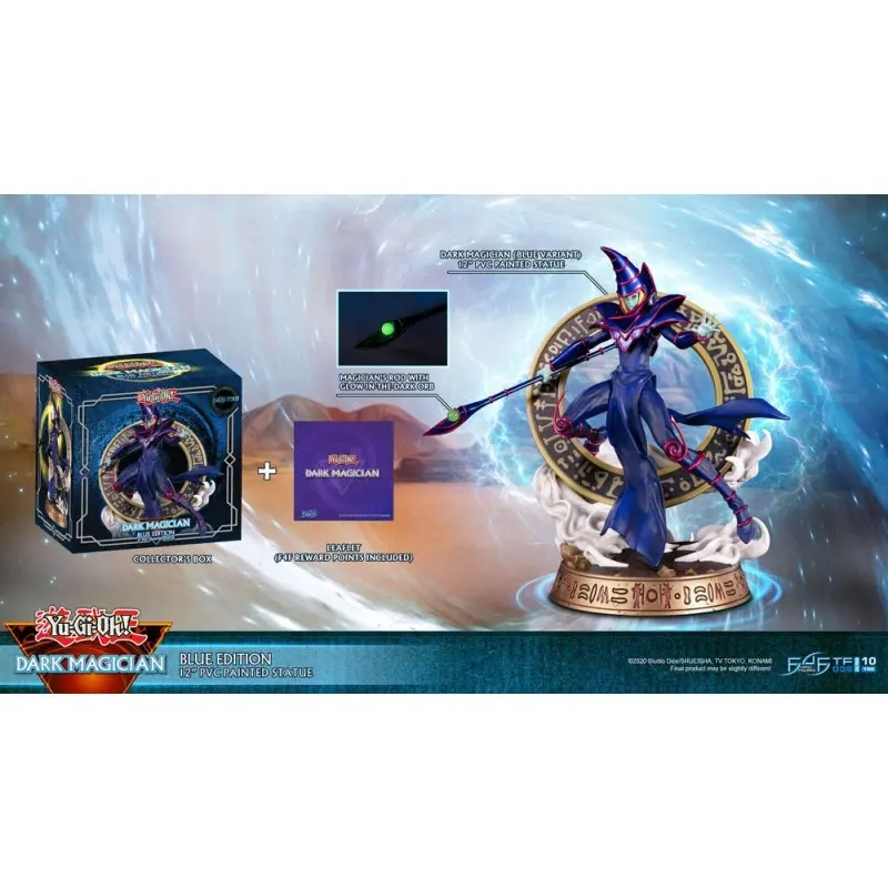 Yu-Gi-Oh! statuette PVC Dark Magician Blue Version 29 cm | 5060316623664